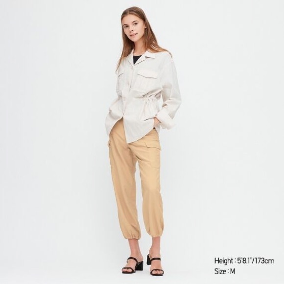 Tan Uniqlo Loose Cargo Fit Pants - Picture 4 of 4